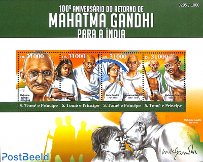 Mahatma Gandji 4v m/s