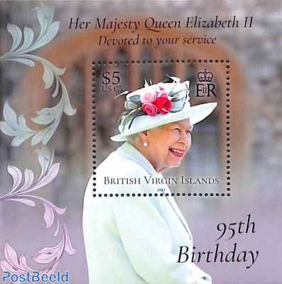 Queen Elizabeth 95th anniversary s/s