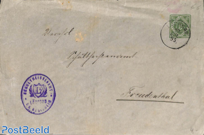 Envelope from LÖCHGAU to Freudenthal