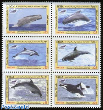 Whales & dolphins 6v [++]
