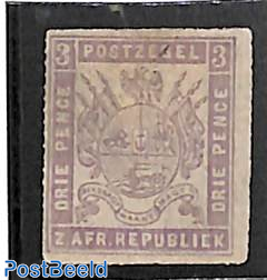 Transvaal, 3d, stamp out of set