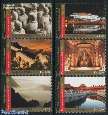 World Heritage, China 6v