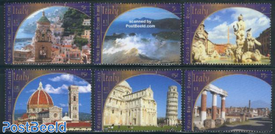 World heritage 6v, Italy