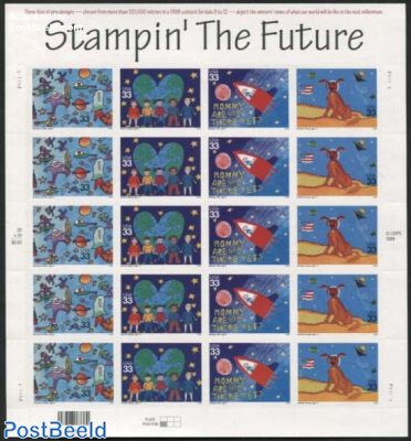 Stampin The Future minisheet