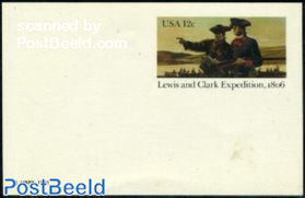 Postcard Lewis & Clark expedition
