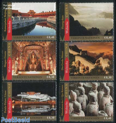 World Heritage, China 6v