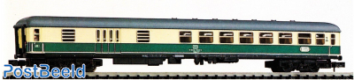 DB Beige/Blue 2nd Class Passenger Coach with Baggage Section