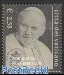 25 year pope John Paul II 1v silver