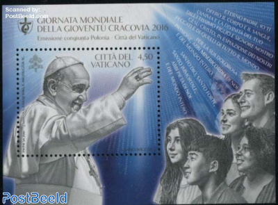 World Youth Day Krakow s/s, Joint Issue Poland