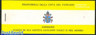 Pope travels booklet