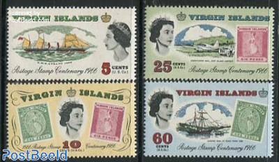 Stamp centenary 4v