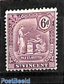6p, with point under d, Stamp out of set