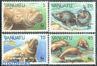 WWF, dugong dugong 4v