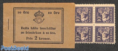 Definitives booklet with 20 stamps