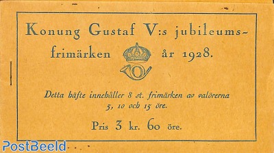 King Gustav V 70th birthday booklet