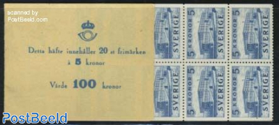 Royal palace booklet with 20 stamps