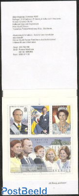 Royal family 4v in booklet