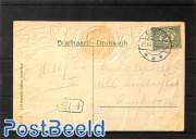 Postcard with stamps & coins pictured, Bussum