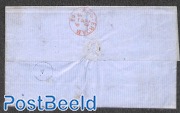 Folding letter from 's GRAVENHAGE to Amsterdam
