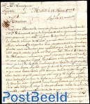 Folded letter from Madrid to Nantes, sent in 1771